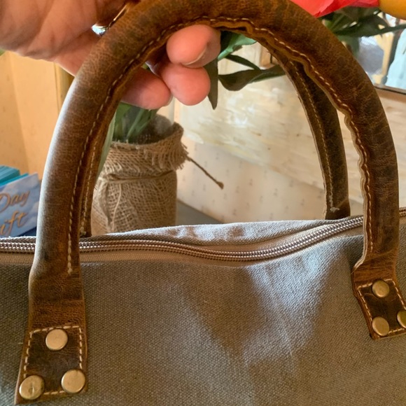 THE WINSTON, Authentic HANDMADE Zippered Handbag from THE BARREL SHACK. Clean. - Picture 6 of 7